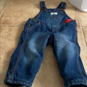 Little girls winter overalls